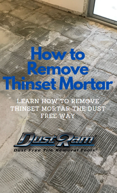 how to remove thinset